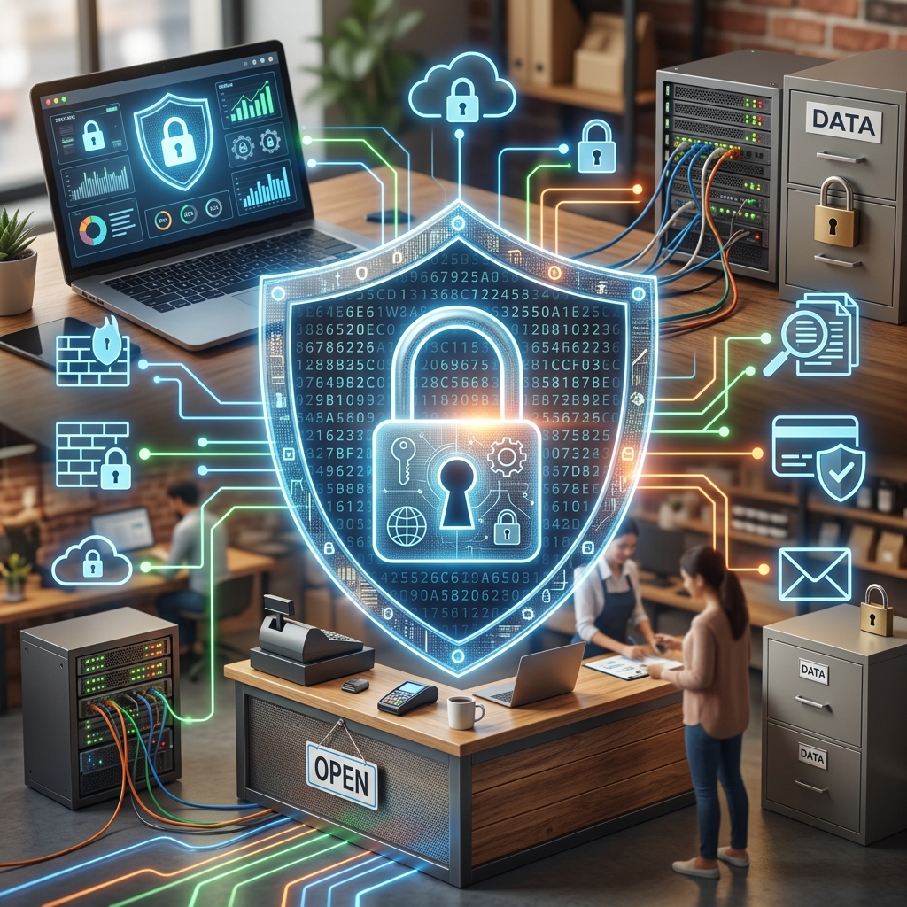 A practical, plain‑language guide to protecting customer data, business systems, and reputation in a digital‑first world.