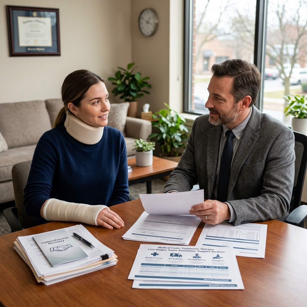Learn what accident-related insurance benefits can help with medical costs, income loss, and recovery after a crash.
