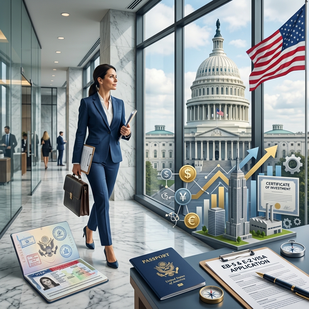 A practical guide to U.S. investor and entrepreneur visa options, requirements, and strategies for securing lawful status through business activity.
