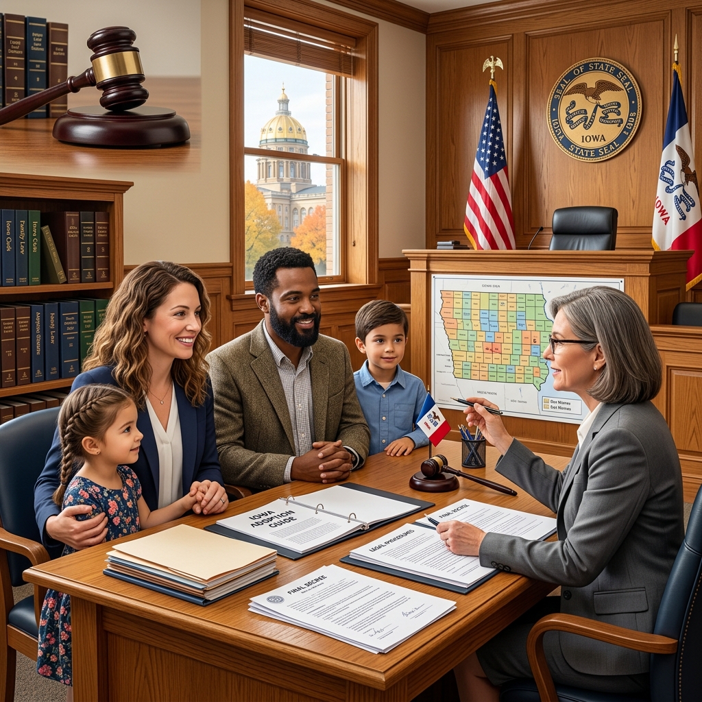 A clear guide to Iowa adoption rules, consent, home studies, and finalization.
