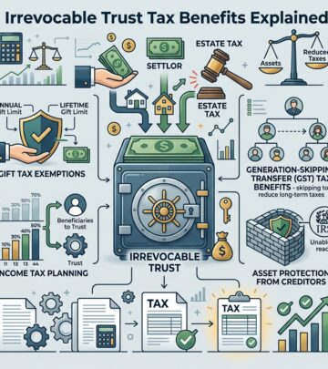 Discover how irrevocable trusts can reduce estate taxes, manage income tax exposure, and protect assets while supporting long‑term wealth transfer goals.