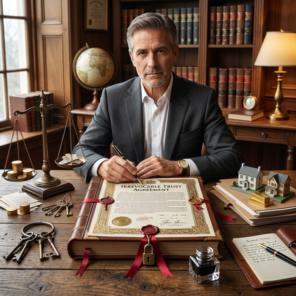 A practical guide to how irrevocable trusts work, why they matter, and what you give up when you create one.