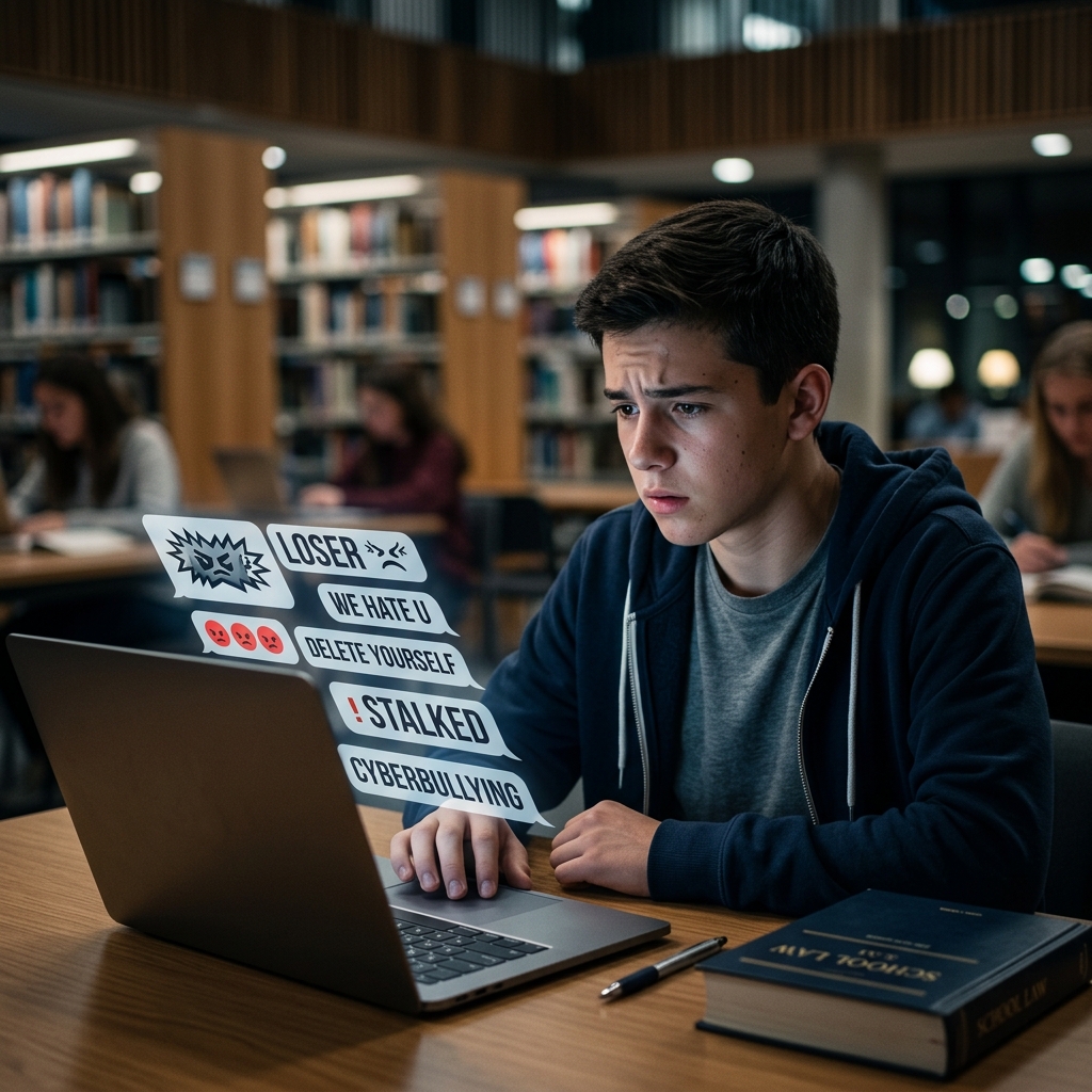 A clear look at how school rules, civil rights laws, and criminal statutes address bullying and cyberbullying.