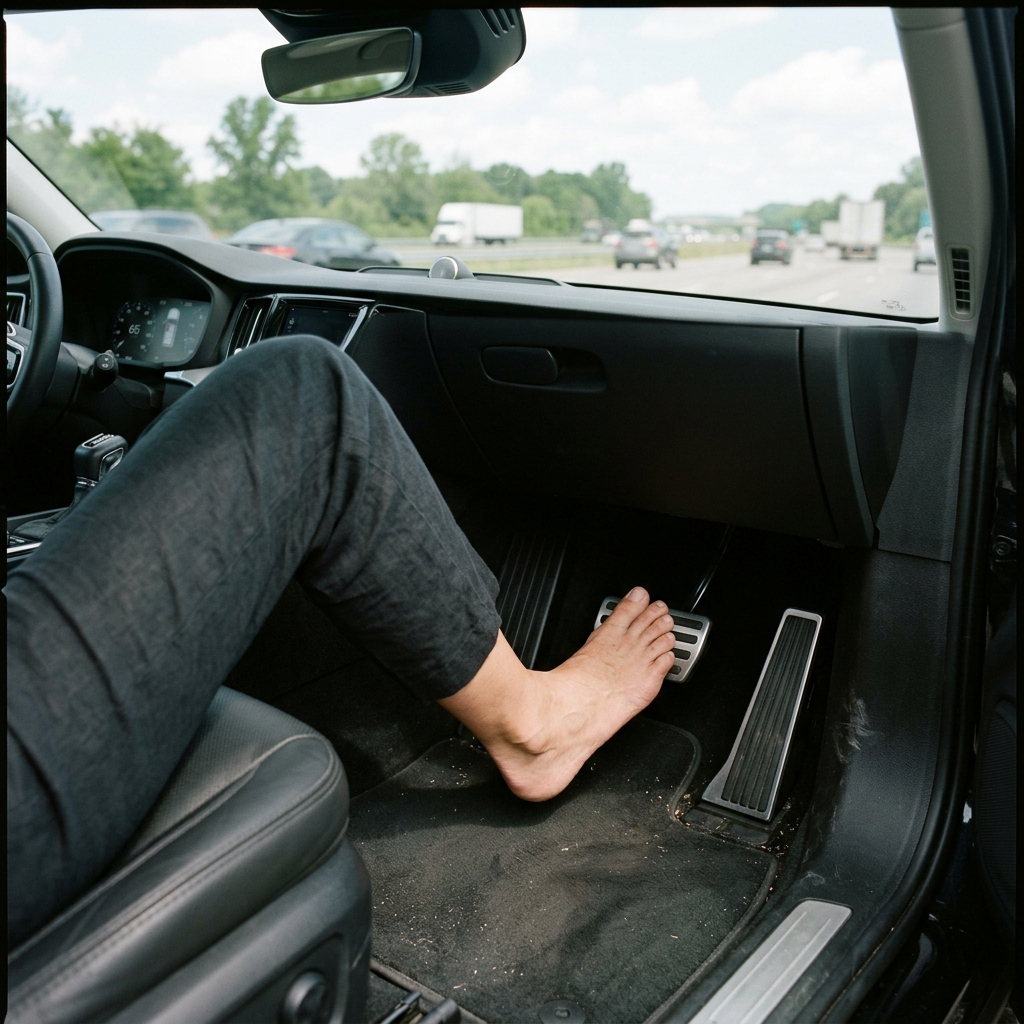 Understand the legal status, safety risks, and practical tips before you decide to drive barefoot on U.S. roads.