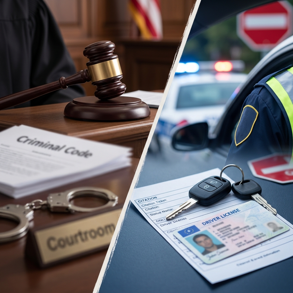 Understand when a DUI is treated as a criminal offense, when it may be a traffic violation, and how that distinction affects your rights, penalties, and future.