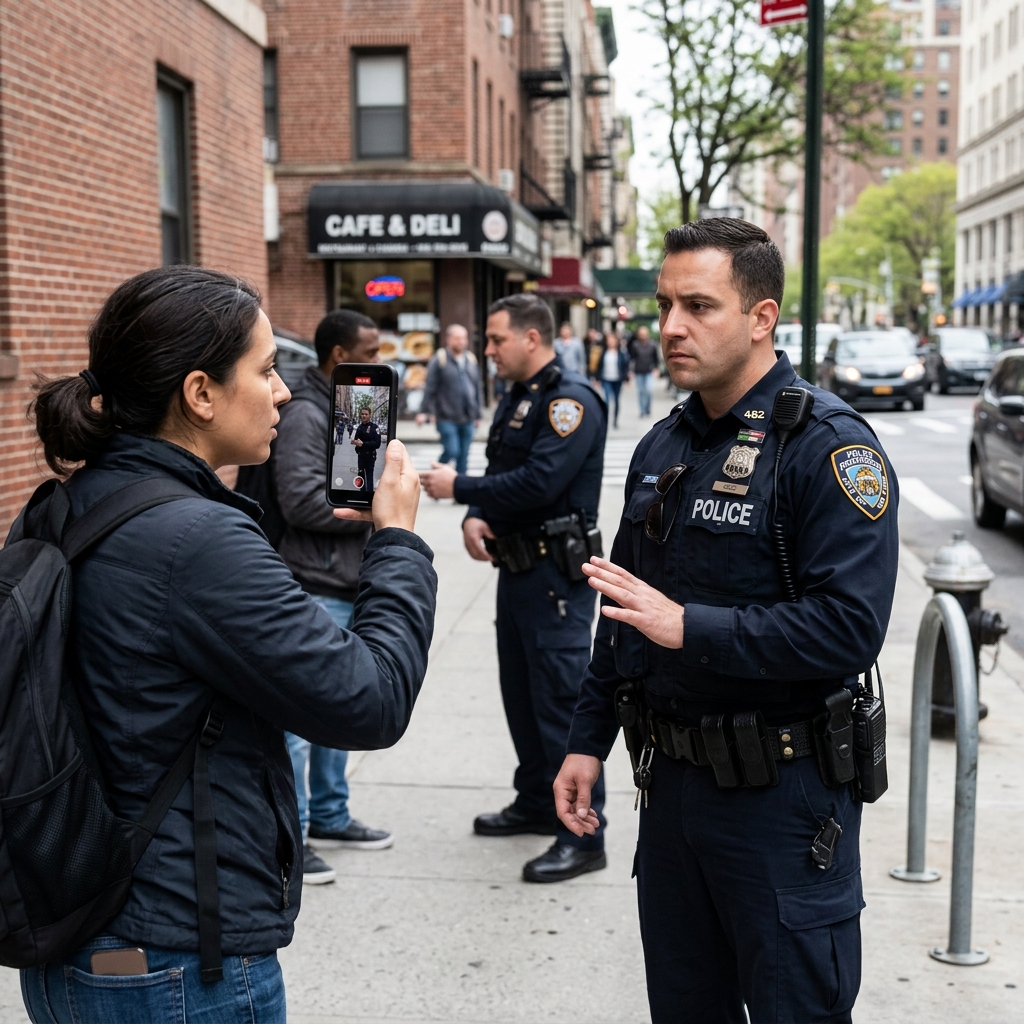 Know when recording police is protected, when it can become risky, and what to do during a stop.