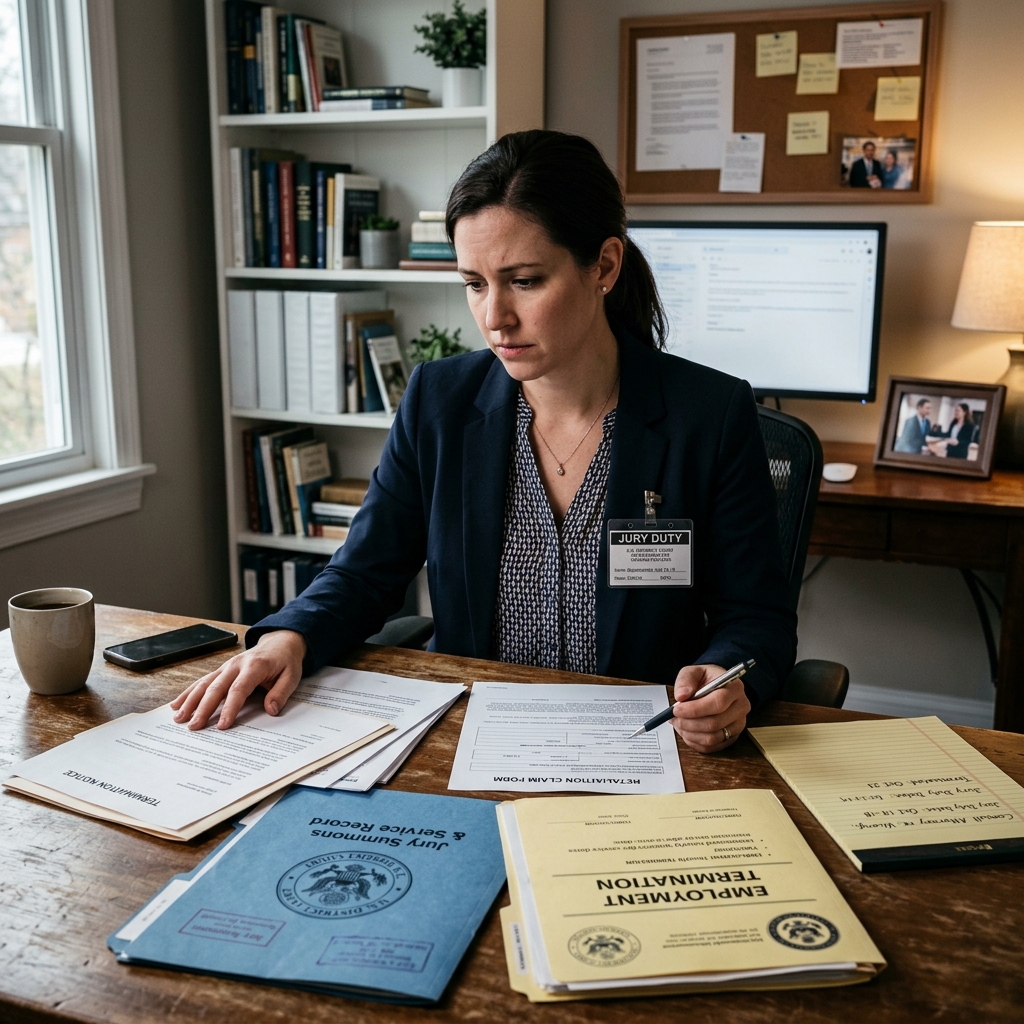 Understand your legal protections if your employer punishes or fires you for responding to a jury summons and serving as a juror.