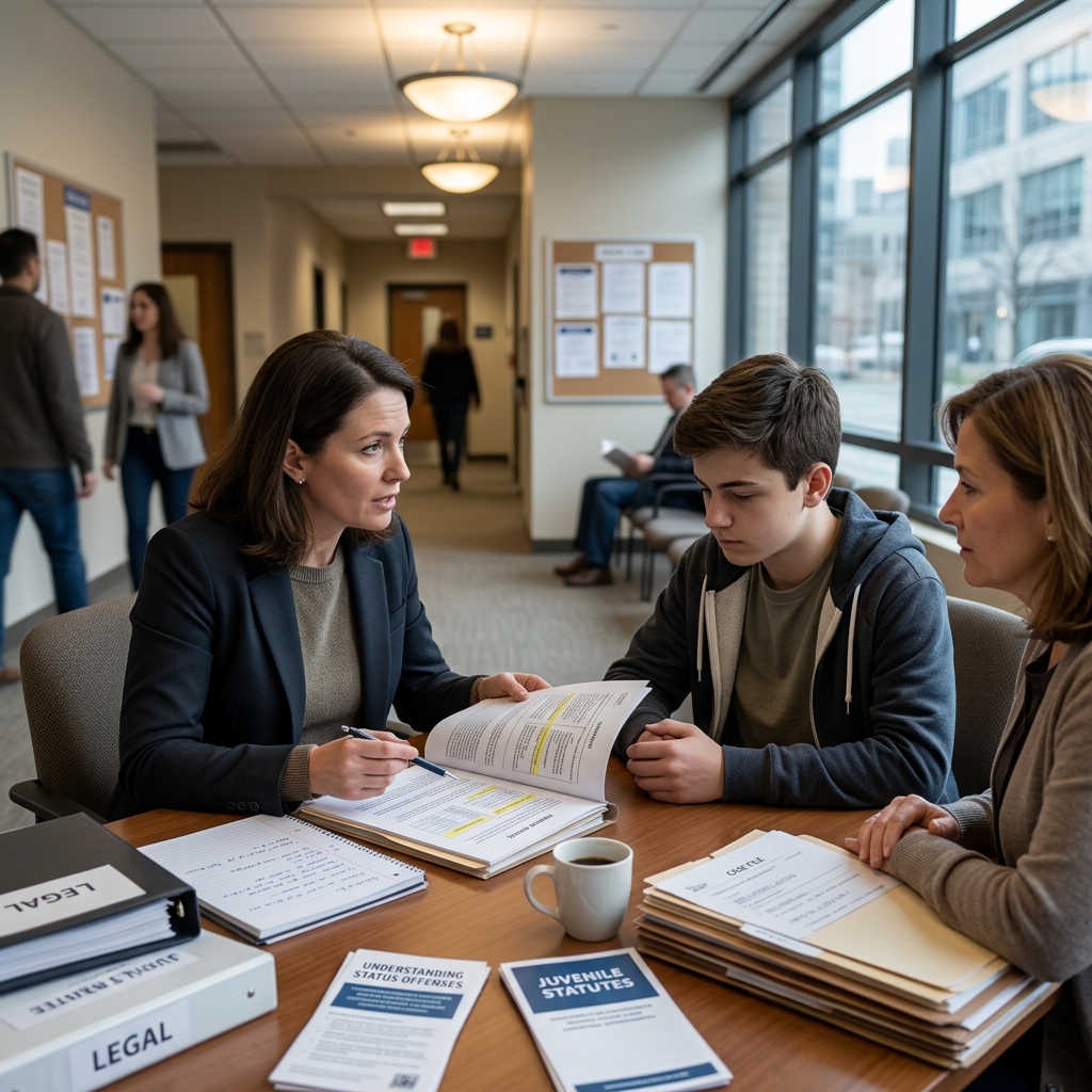 A clear guide to status offenses, age boundaries, and how the juvenile justice system responds to youth misbehavior.