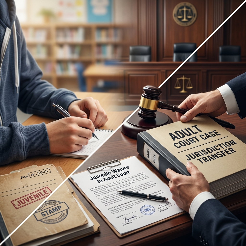 Understanding when and how minors are transferred from juvenile court to adult criminal court, and what that means for rights, outcomes, and public safety.
