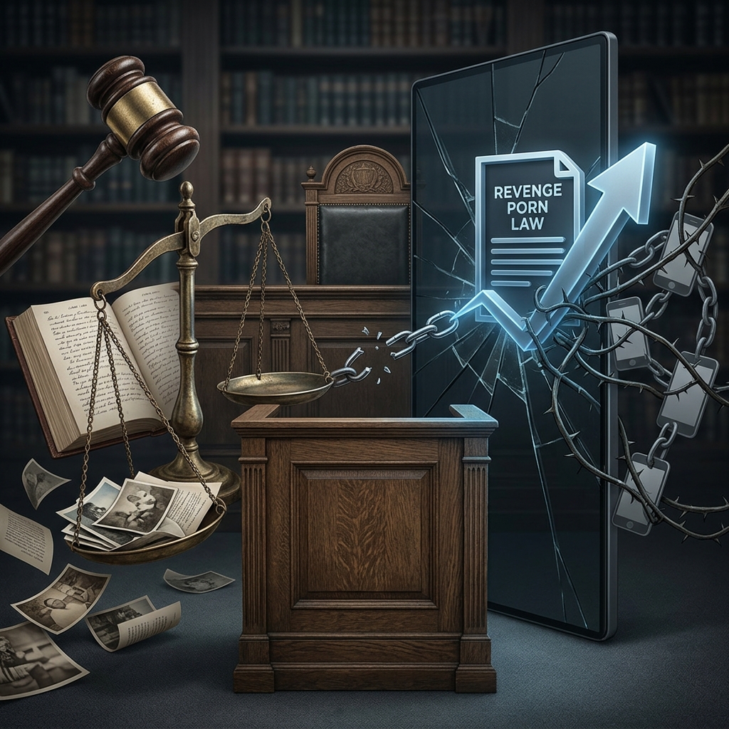 How the prosecution of Kevin Bollaert’s websites helped define cyber‑exploitation, extortion, and the legal fight against revenge porn.