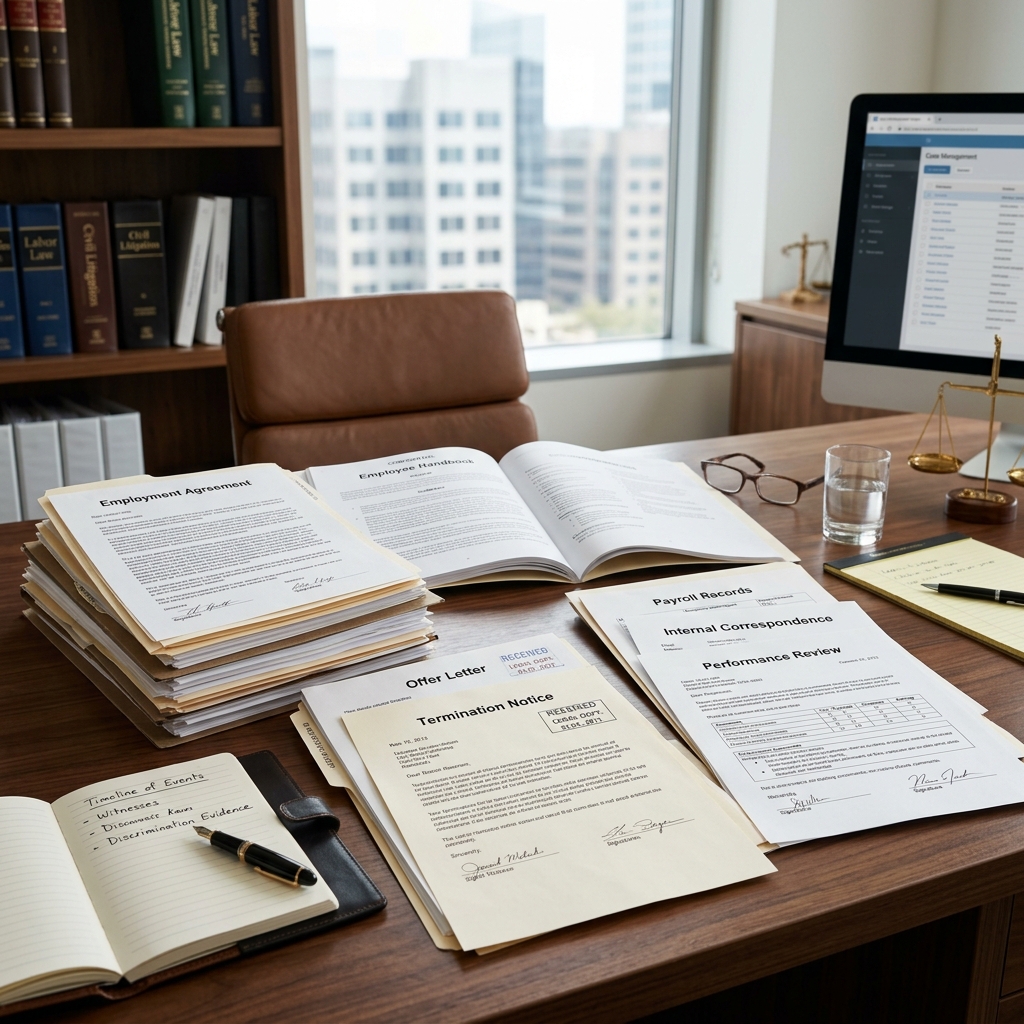 Learn which records, emails, and notes can help your attorney evaluate and prove a wrongful termination claim effectively.