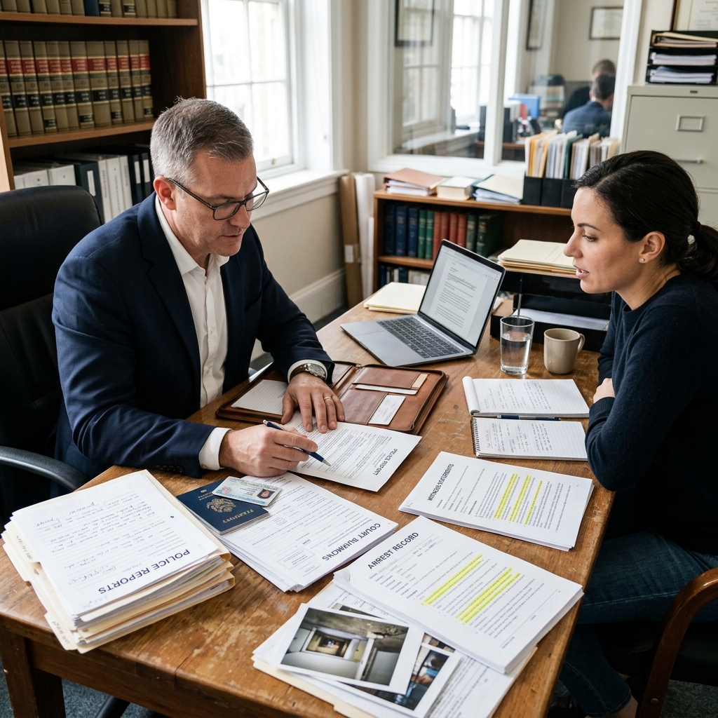Learn which records, reports, and personal papers to gather so your criminal defense attorney can act quickly and protect your rights.