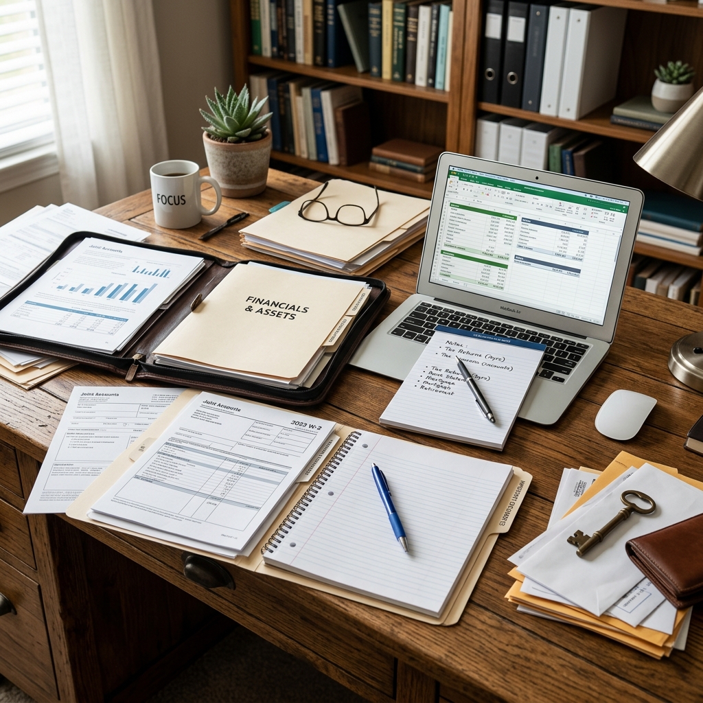 Learn what personal, financial, parenting, and legal documents to organize so you can approach your divorce with clarity, confidence, and readiness.