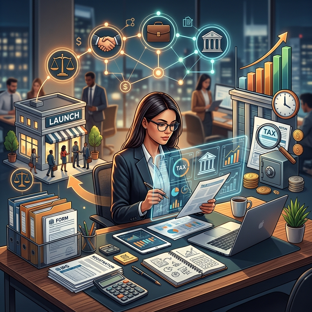 Understand entity choice, registrations, deductions and filings to manage taxes effectively from day one of your new business.