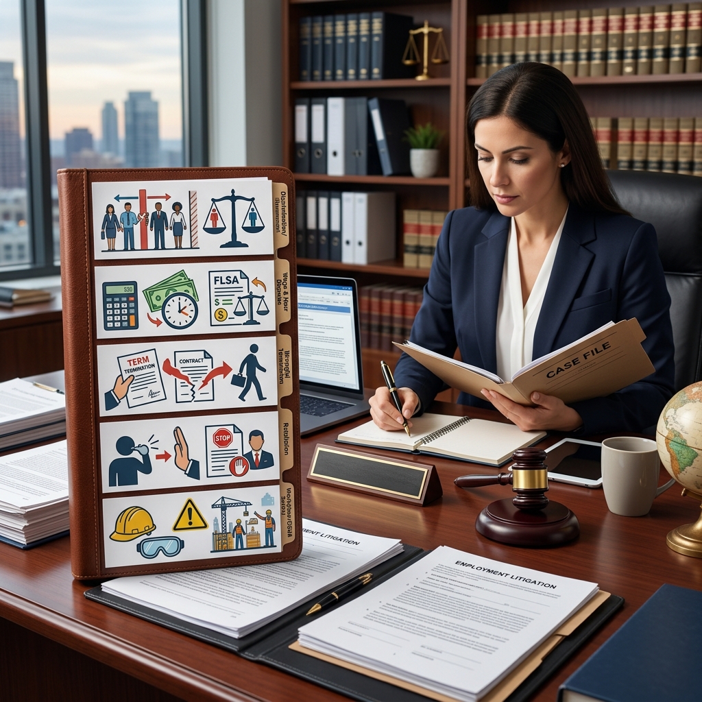 Understand the main categories of workplace lawsuits, what triggers them, and how employees and employers can reduce legal risk.