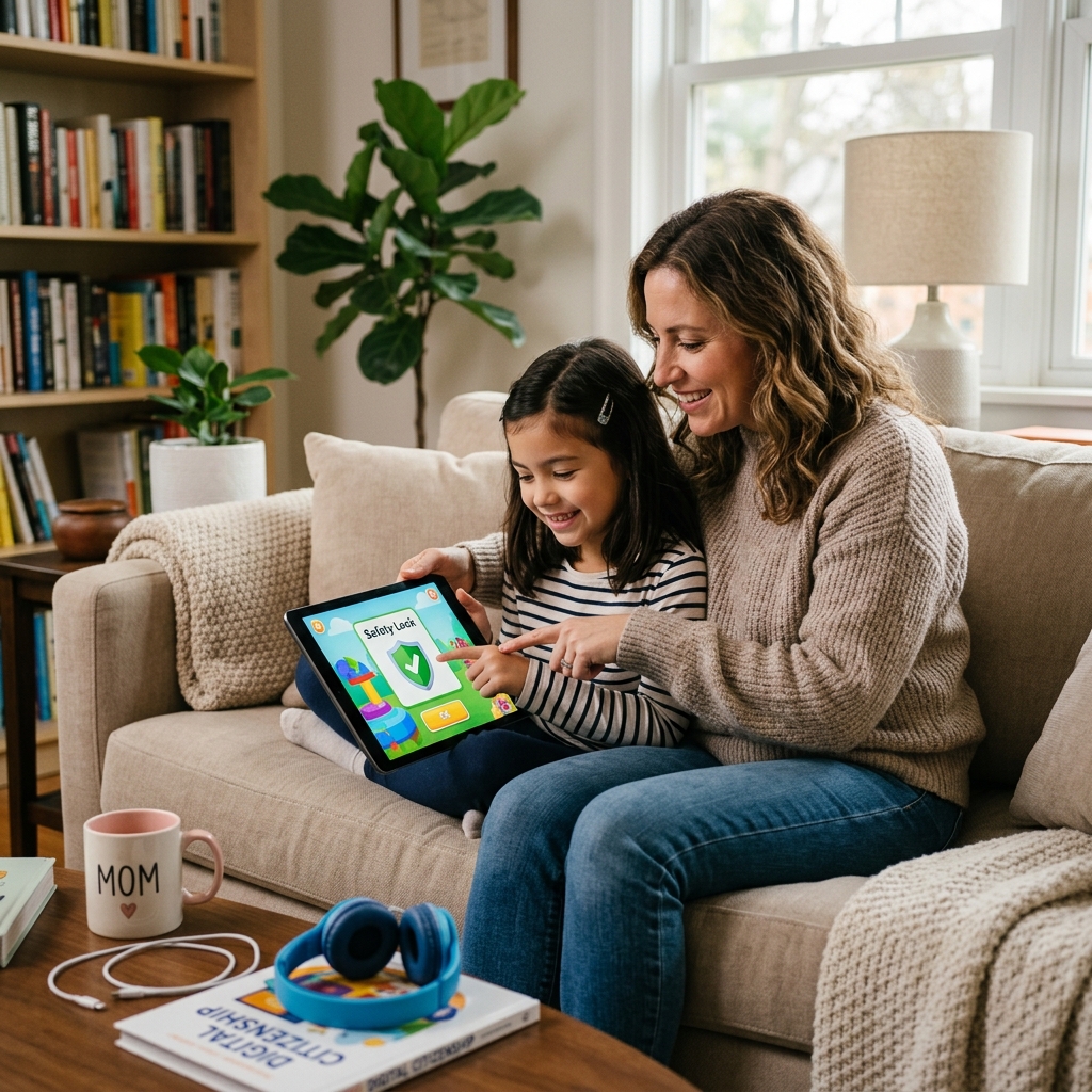 Understand the digital risks kids face today and learn practical, calm strategies to keep them safe, confident and connected online.