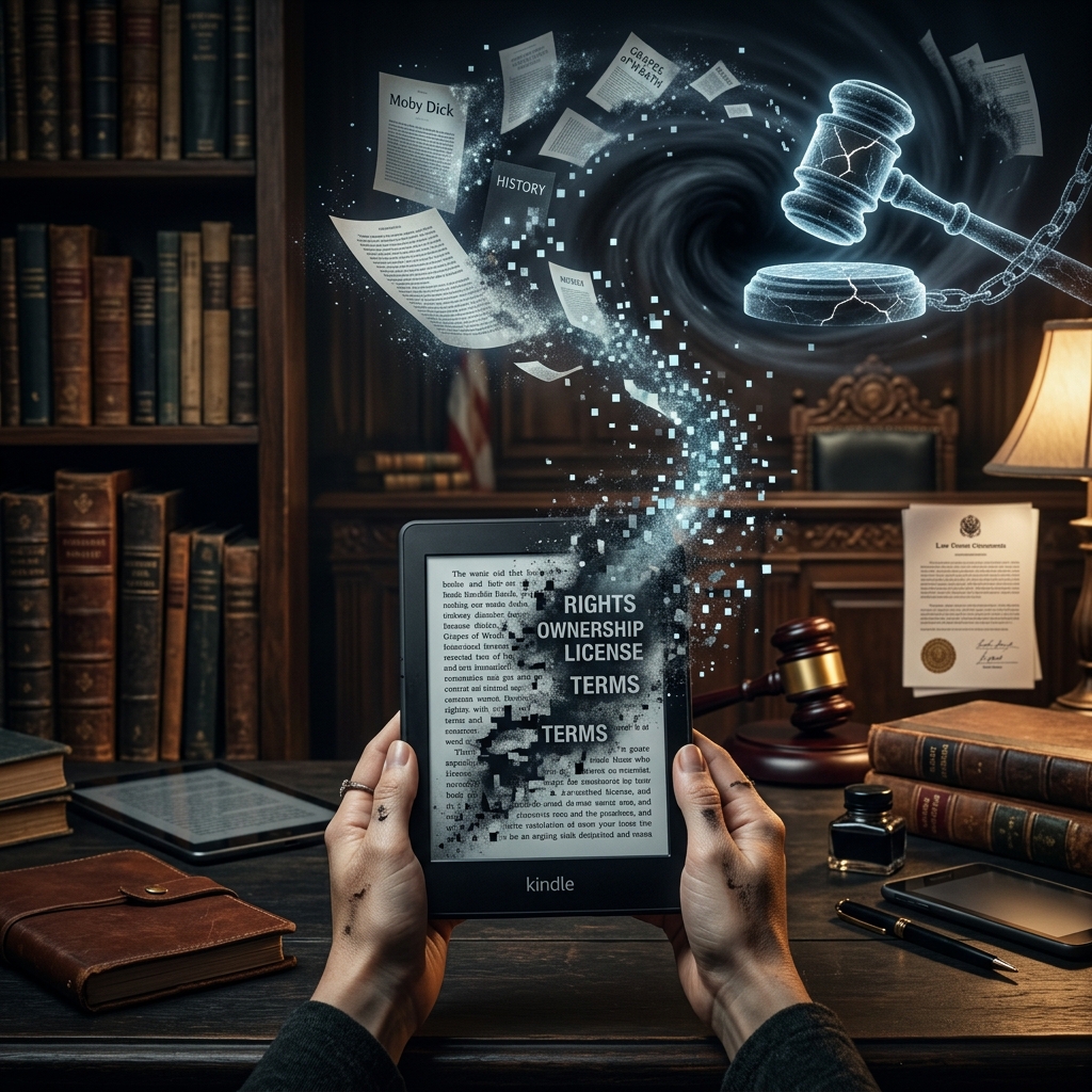 What the Kindle lawsuit reveals about ownership, licensing, and consumer rights in the age of digital books and connected devices.