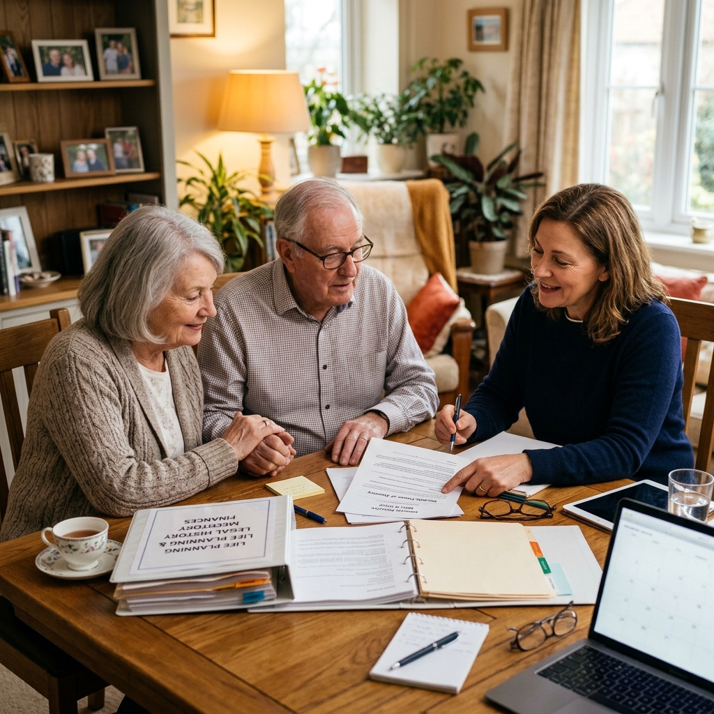 A comprehensive legal, financial, and caregiving roadmap to help adult children support aging parents with safety, dignity, and clear planning.