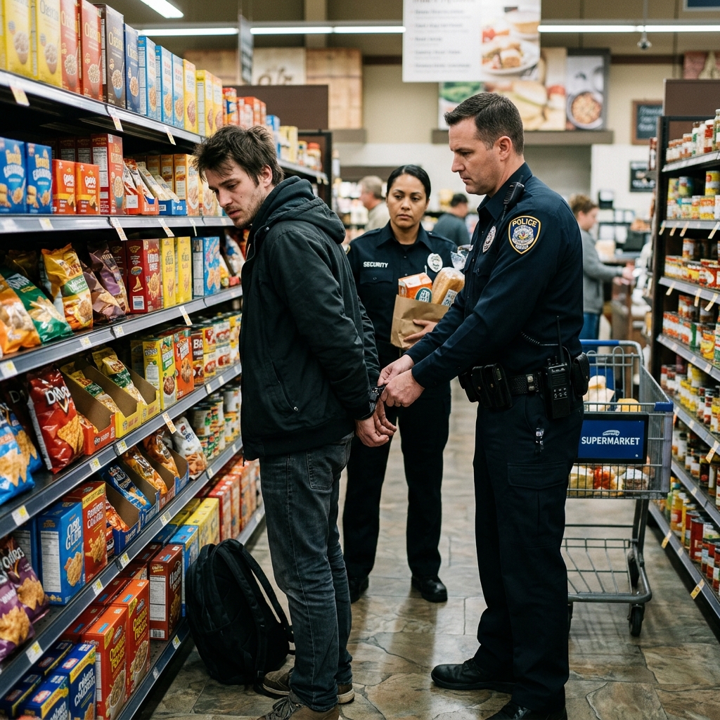 Understanding how shoplifting food is treated under criminal and civil law, from petty theft to serious retail theft offenses in the United States.