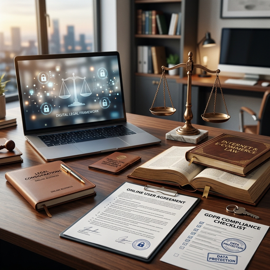 Legal Considerations for an Online Business A practical guide to the legal steps that help online businesses launch, grow, and stay compliant.