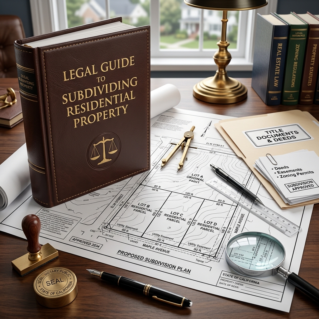 Learn the legal, practical, and financial steps required to safely subdivide residential land and create new lots without risking violations.