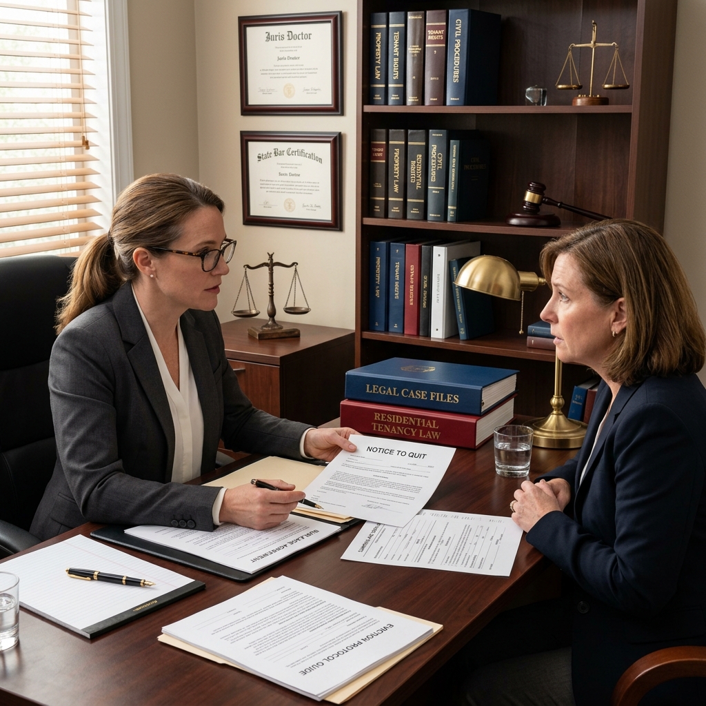 A practical, law-focused overview of the residential eviction process for landlords, from first notice through court judgment and physical move-out.