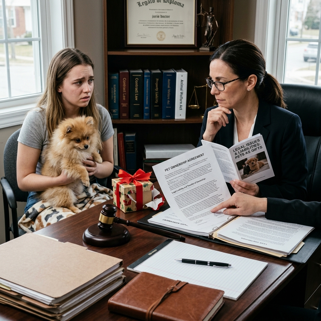 A practical legal guide to giving dogs, cats, and other pets as gifts while protecting the animal, the recipient, and yourself.