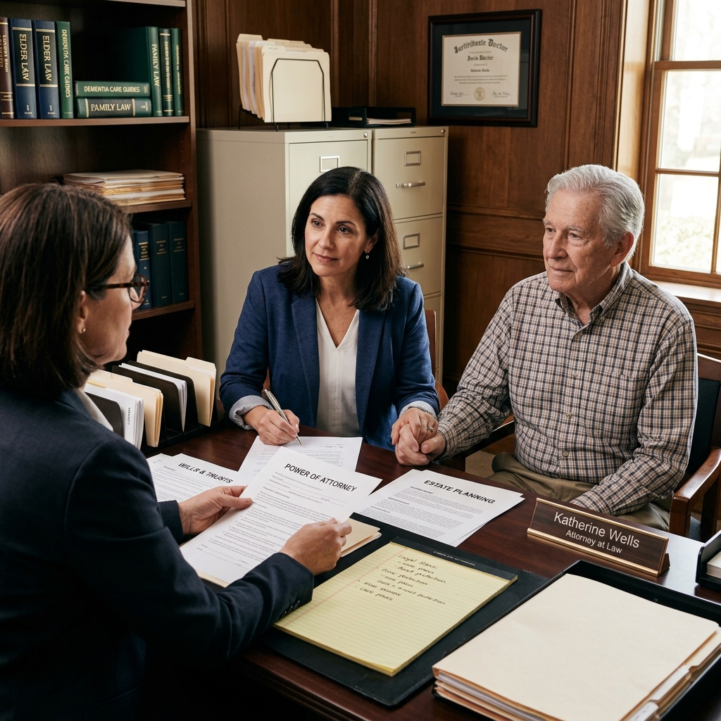 A practical legal roadmap to protect parents with dementia, safeguard their wishes, and support family caregivers through complex decisions.