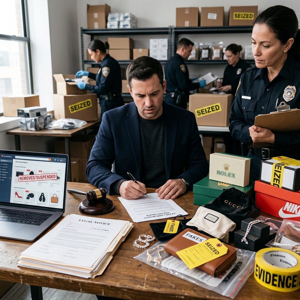 Understand how selling counterfeit or unsafe products online can lead to serious civil and criminal penalties, even for small or casual sellers.
