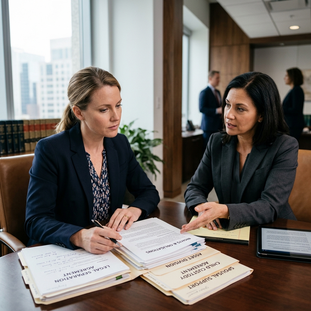 Understand how legal separation affects property, support, parenting, and daily finances.
