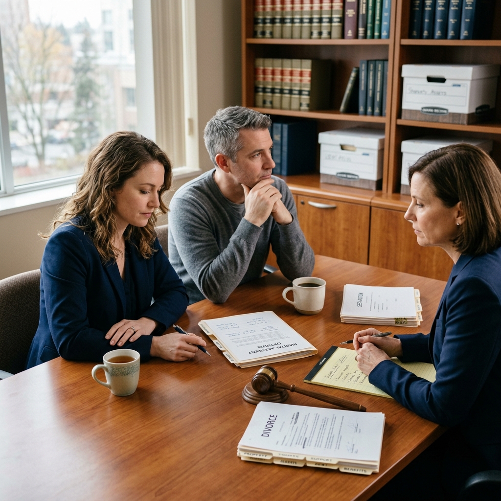 A practical guide to understanding when legal separation may be better than divorce, and how each option affects your rights, money, and future.
