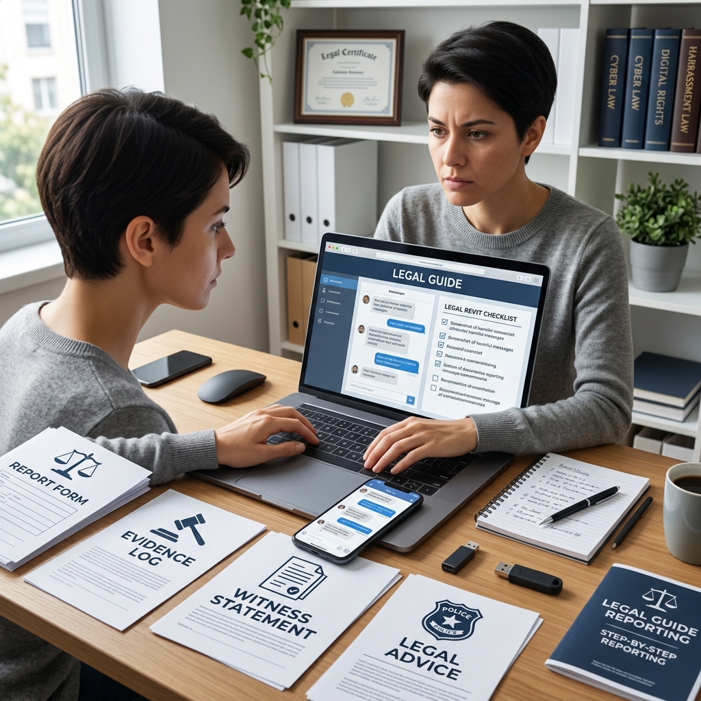Learn how to document, report, and address online bullying using platform tools, school procedures, and the law.