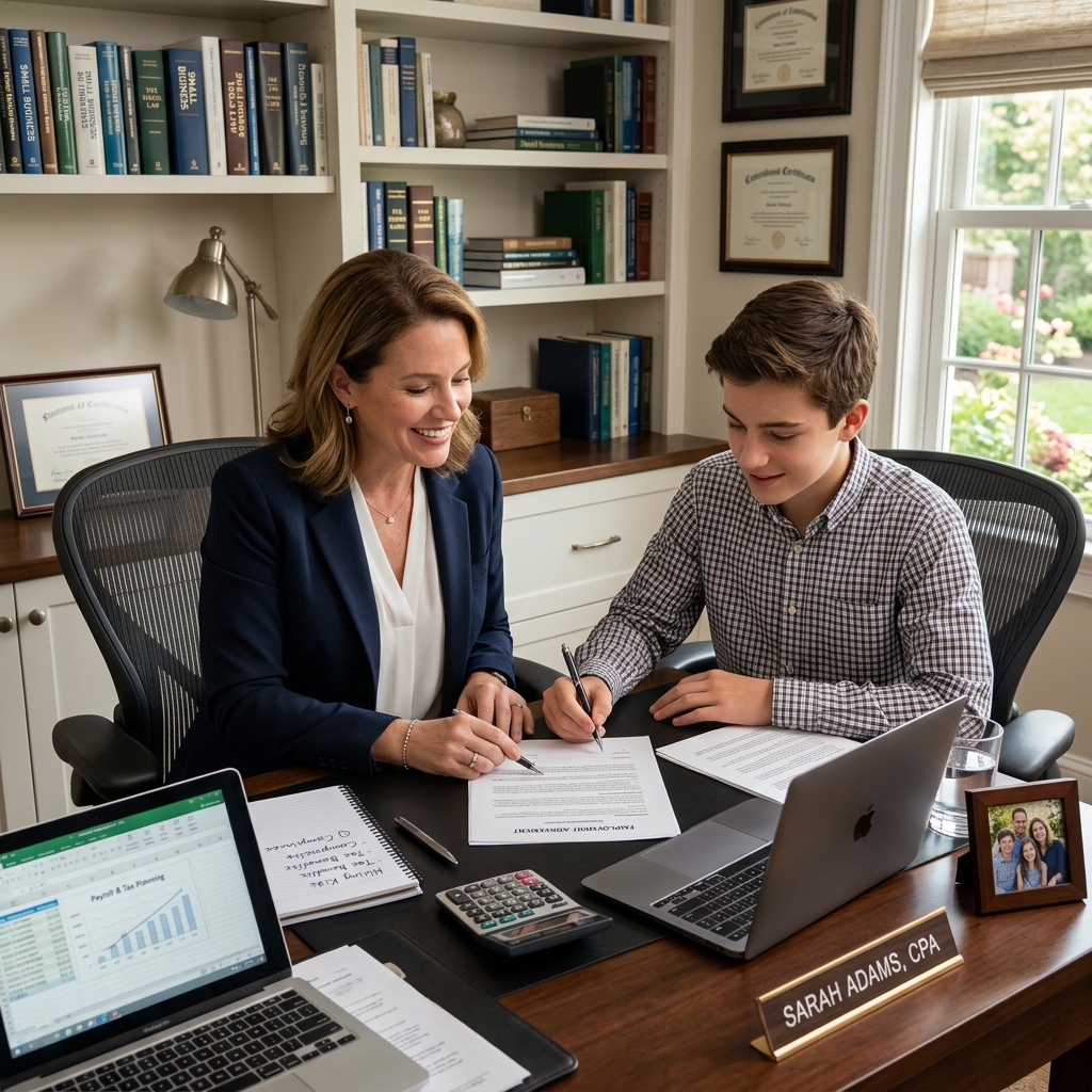 How small business owners can lawfully employ their children, cut taxes, and teach real-world skills without running afoul of labor and tax rules.