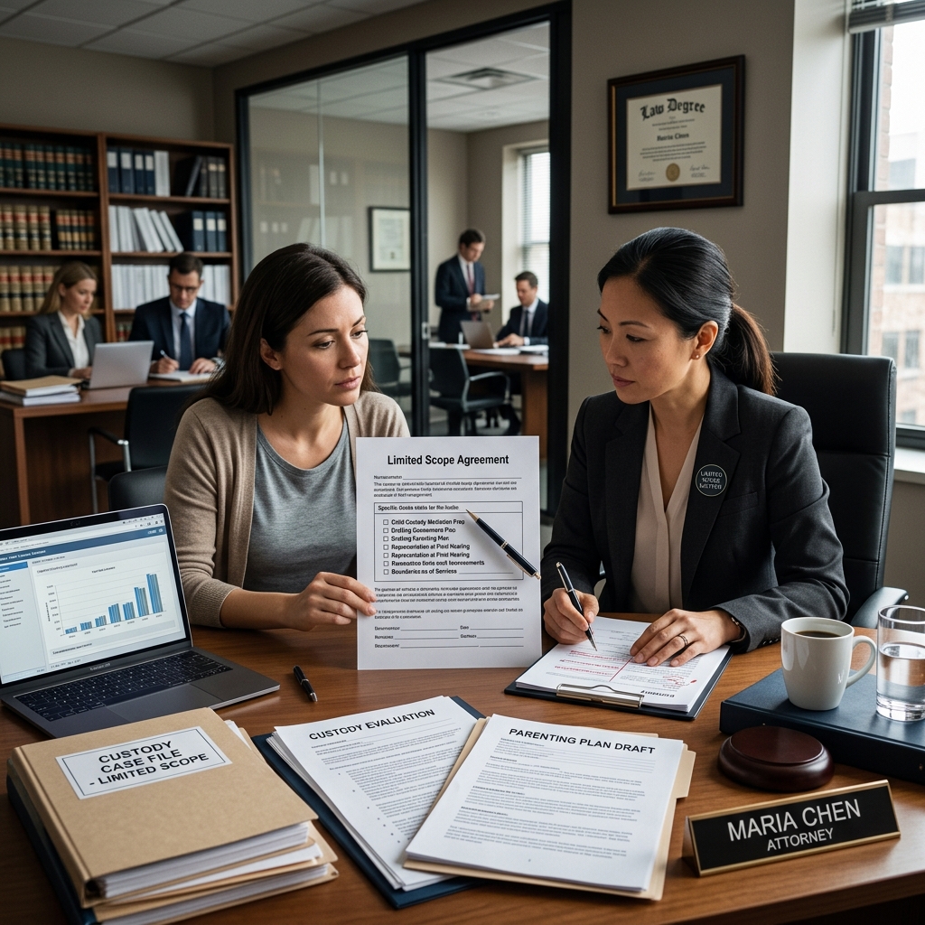 Understand when hiring a lawyer for only part of a child custody case can save money, reduce stress, and still protect your parental rights.