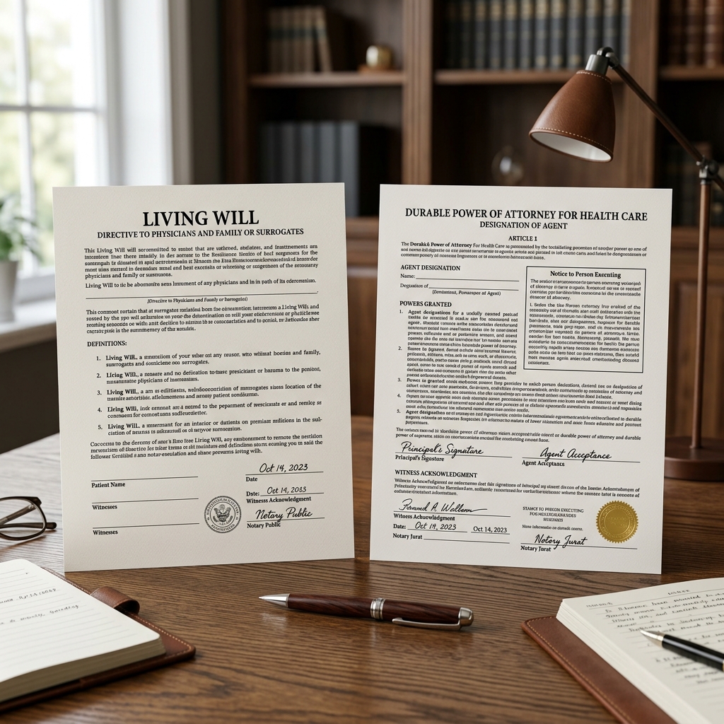 Living Will vs Durable Power of Attorney Understand how living wills and durable powers of attorney work together to protect your wishes and your family in a medical crisis.