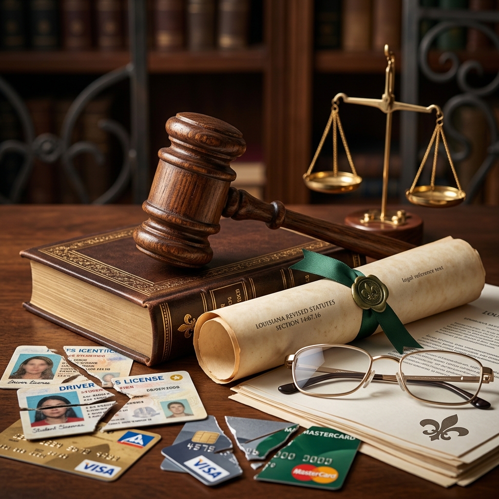 Learn how Louisiana defines identity theft, the penalties involved, and what victims can do next.