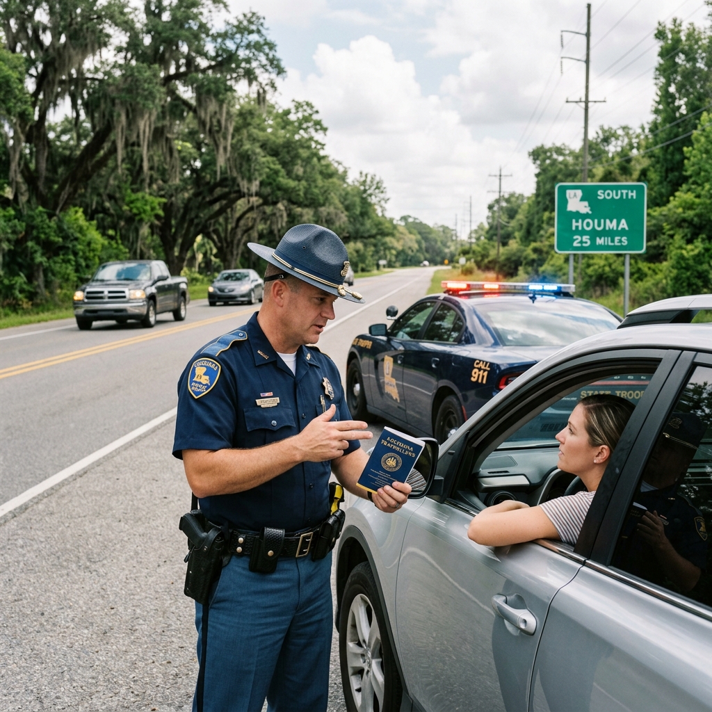 A practical guide to Louisiana road rules, driver duties, and penalties.