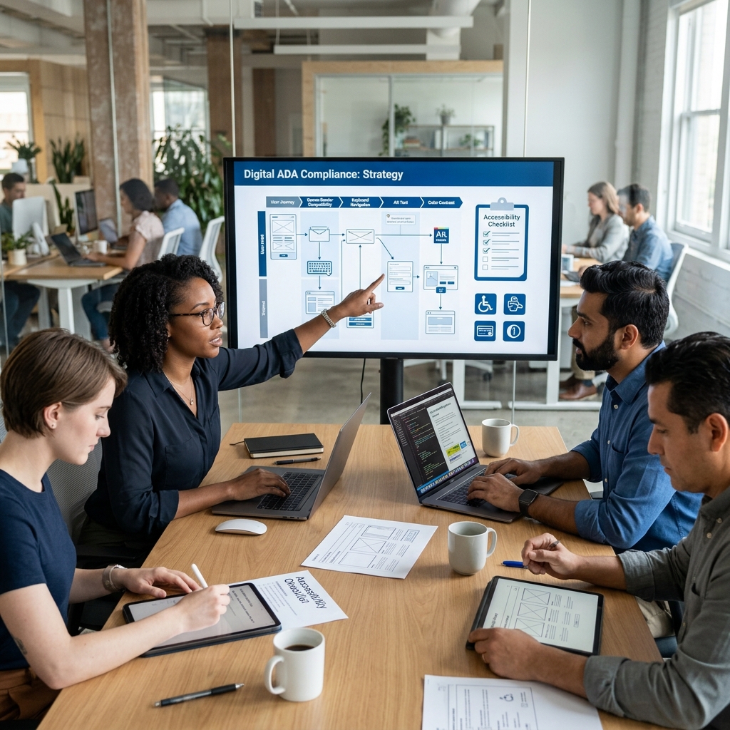 A practical, business-focused guide to ADA-aligned digital accessibility for websites, apps, and online content.