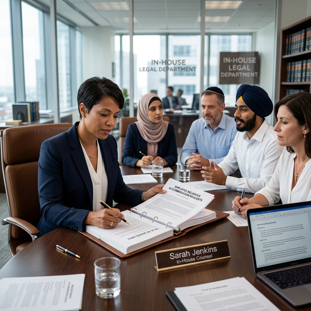 Practical guidance for in-house lawyers on handling religious rights, accommodations and conflicts in the modern workplace.