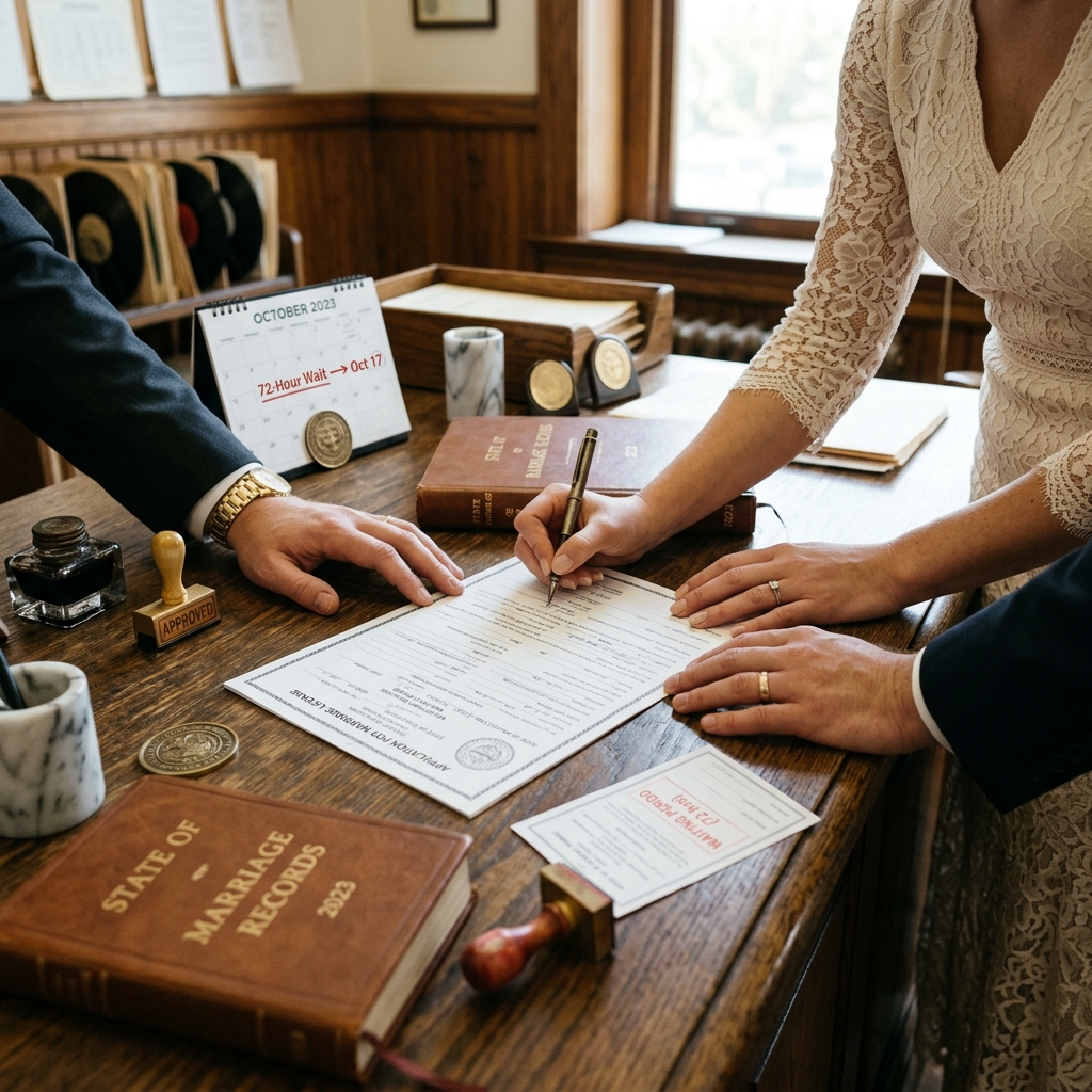 How marriage license deadlines work, why they exist, and what couples should verify before the wedding day.