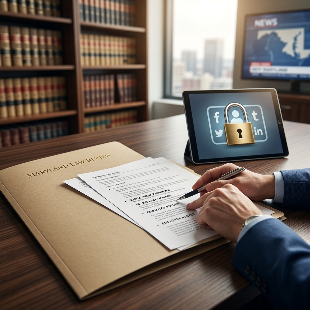 How Maryland’s pioneering law protects employees and applicants from employer demands for social media and personal account passwords.