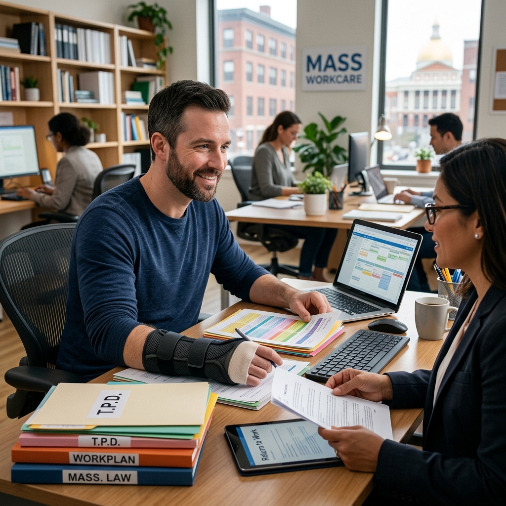 Understand how Massachusetts temporary partial disability benefits work, how they are calculated, and how long they can last.