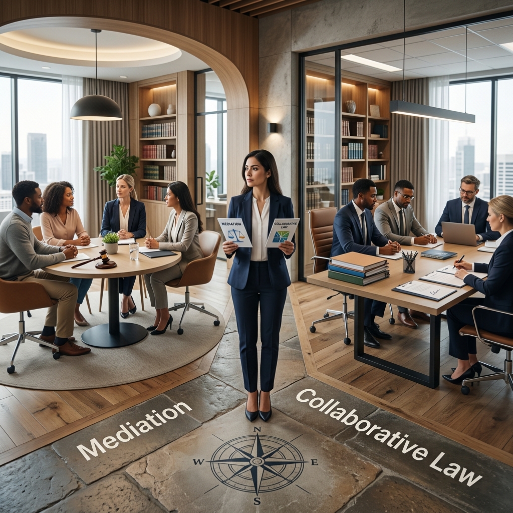 Understand how mediation and collaborative law work, their pros and cons, and how to choose the most effective dispute-resolution path for your situation.