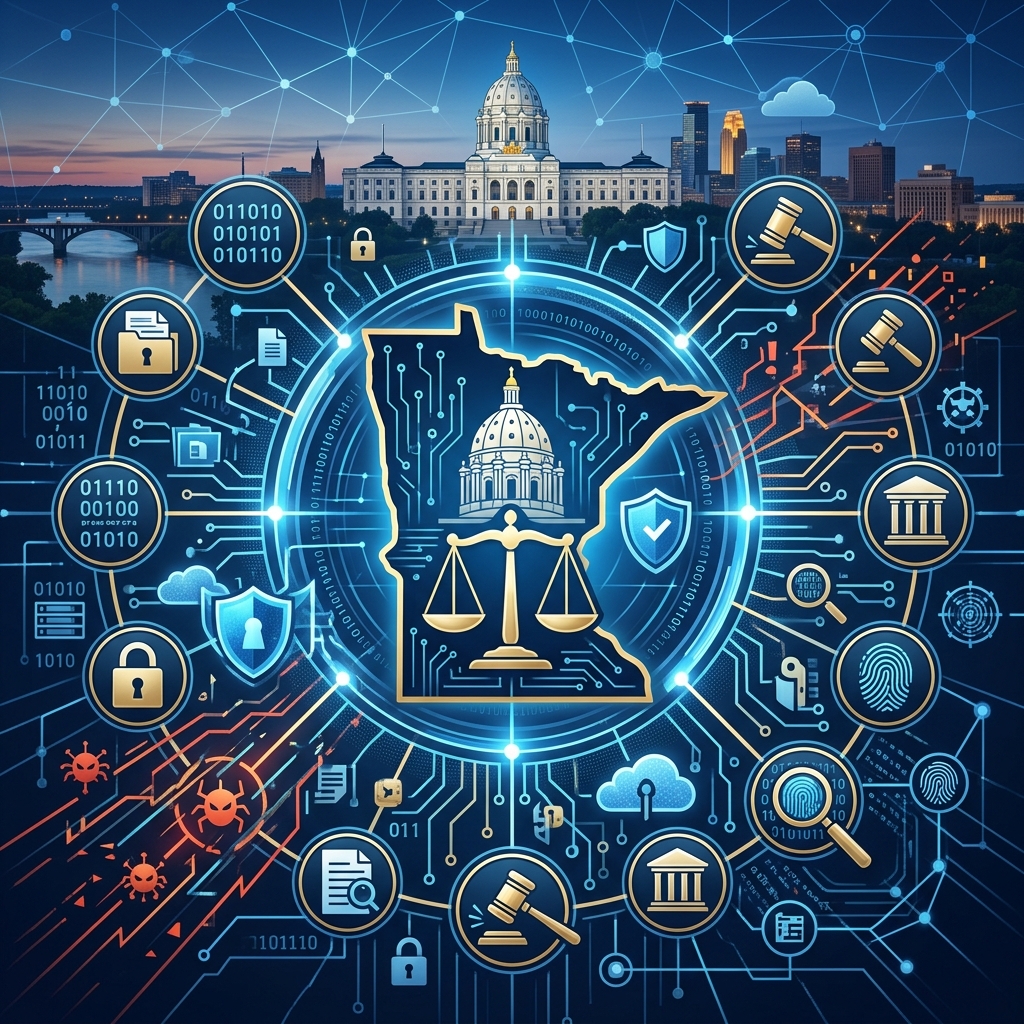 A practical, plain-language guide to Minnesota computer crime statutes, penalties, and your rights in the digital age.
