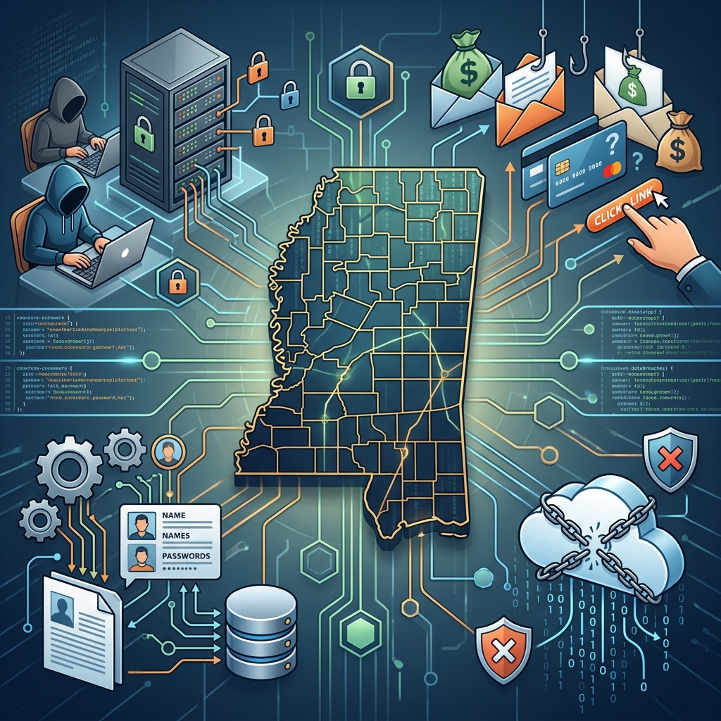 A clear guide to Mississippi’s computer crime rules, penalties, and related offenses.