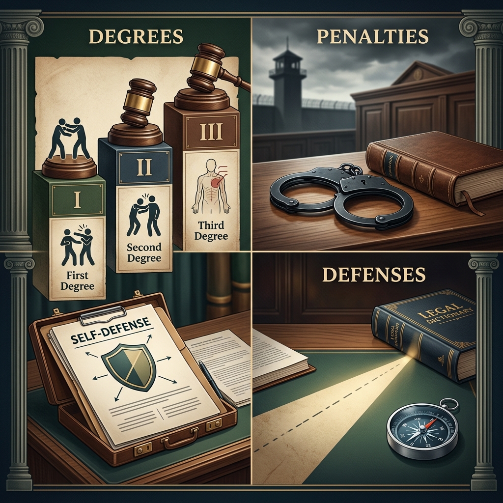 A clear, practical guide to how Missouri defines assault, the four degrees of charges, possible penalties, and common legal defenses.