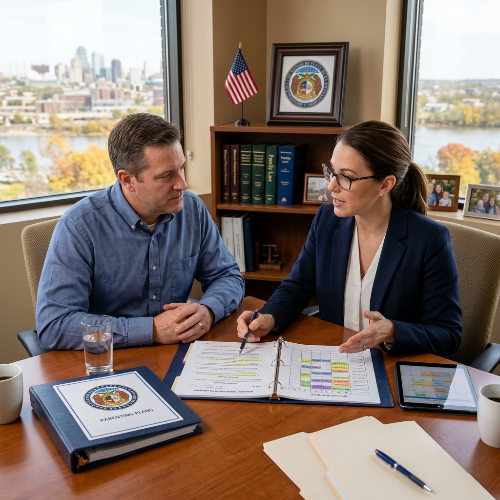 Understand what Missouri courts expect in parenting plans, from schedules to expenses and disputes.