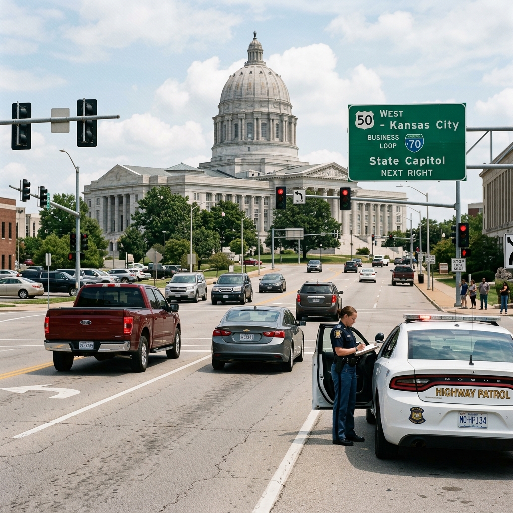 A practical guide to Missouri road rules, driver duties, and common traffic issues.