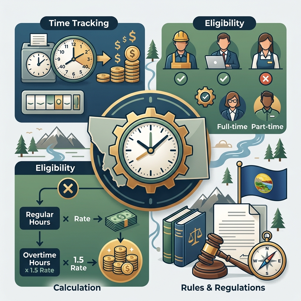 A clear guide to Montana overtime rules, exemptions, and pay calculations for workers and employers.