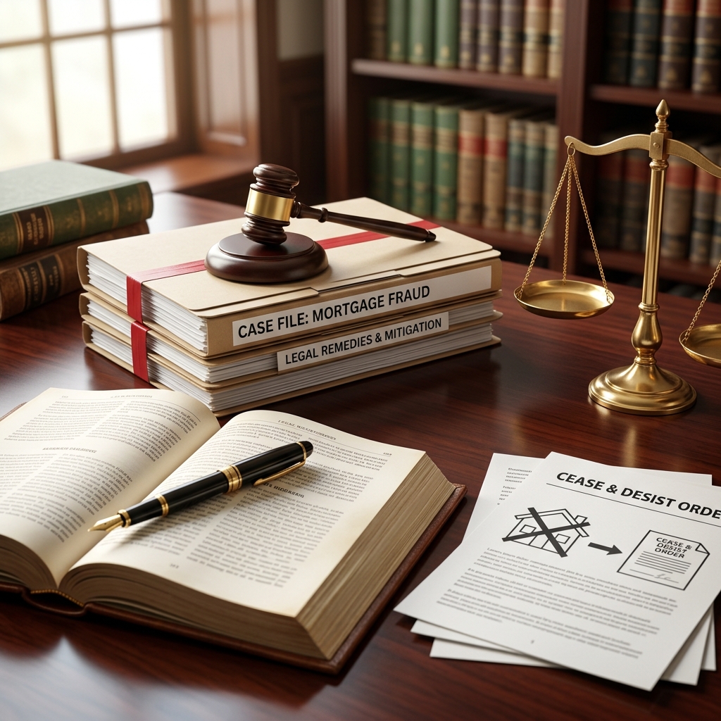 Learn the legal remedies available when mortgage fraud causes financial harm, title problems, or foreclosure risk.